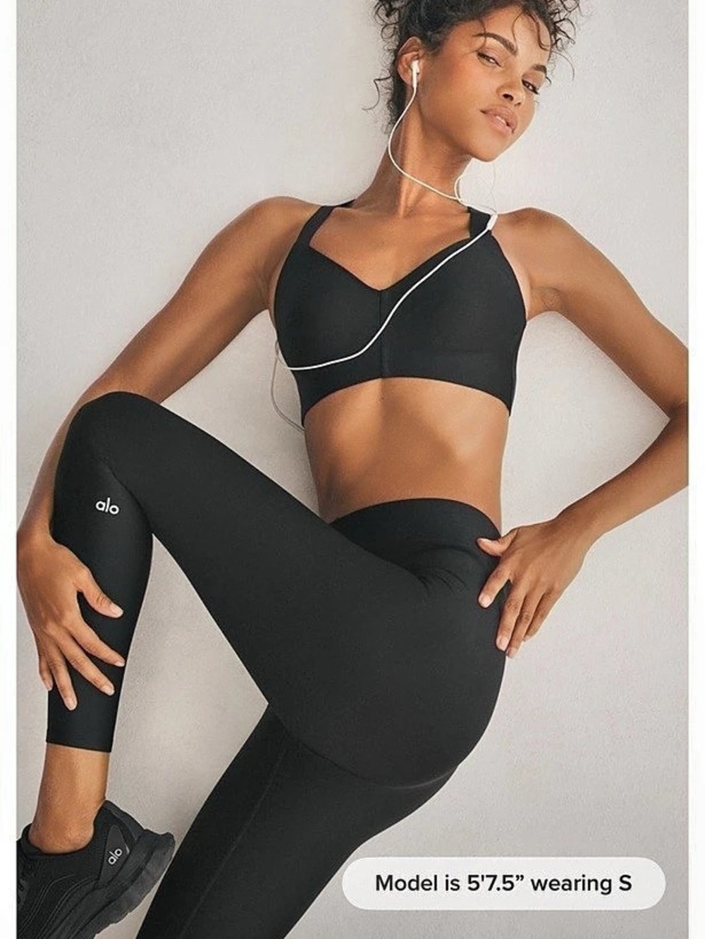Alo High-Waist Airlift Legging Black Leggings Size XS Like New